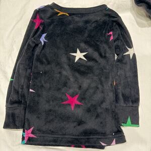 Cat & Jack Pajama Set  2T Black With Colored Stars Long Sleeve Very Soft 0203